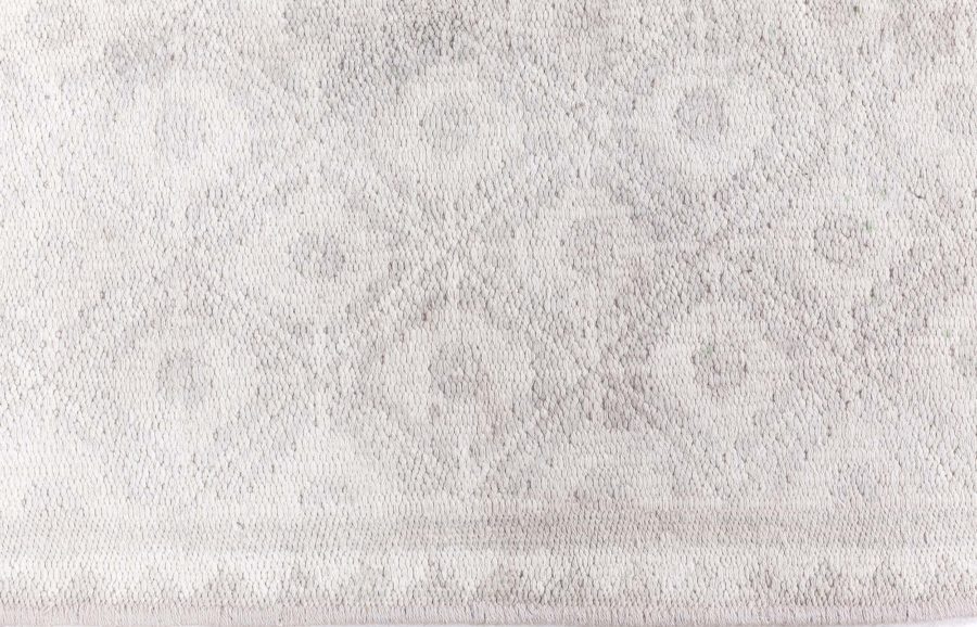 Mid-20th Century Indian Light Beige Handmade Cotton Runner BB6866