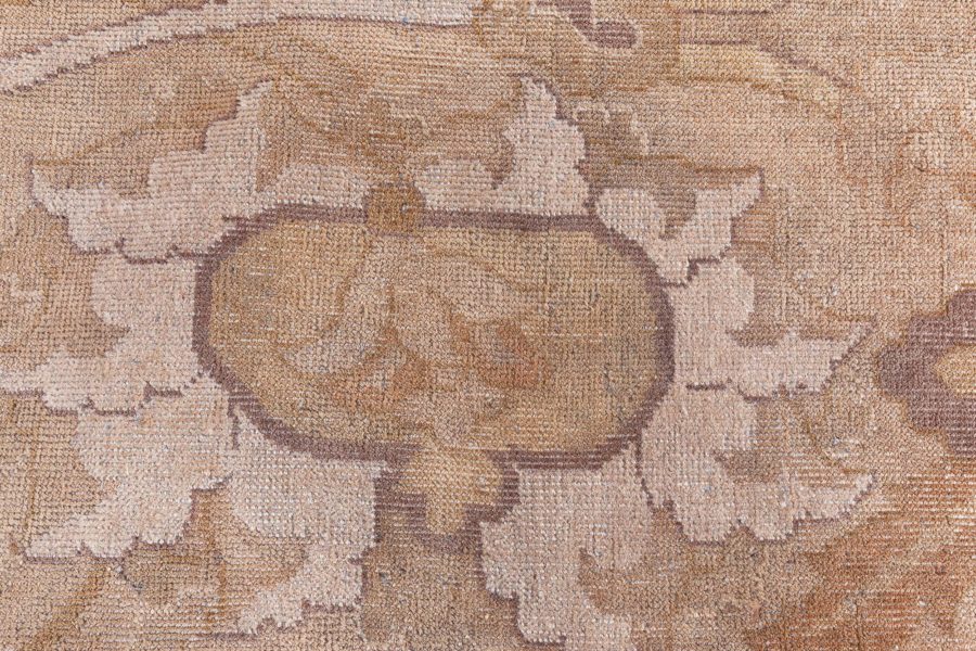 Oversized Antique Indian Amritsar Handmade Wool Rug (Size Adjusted) BB7187