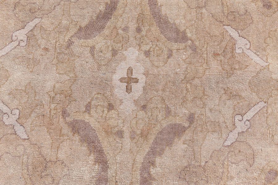Oversized Antique Indian Amritsar Handmade Wool Rug (Size Adjusted) BB7187