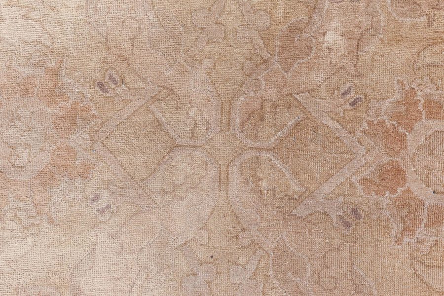 Oversized Antique Indian Amritsar Handmade Wool Rug (Size Adjusted) BB7187