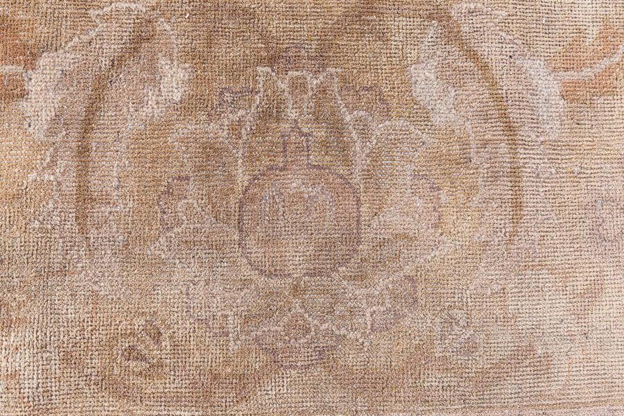 Oversized Antique Indian Amritsar Handmade Wool Rug (Size Adjusted) BB7187