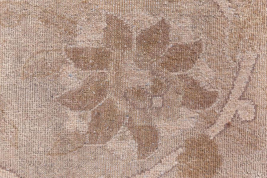 Oversized Antique Indian Amritsar Handmade Wool Rug (Size Adjusted) BB7187