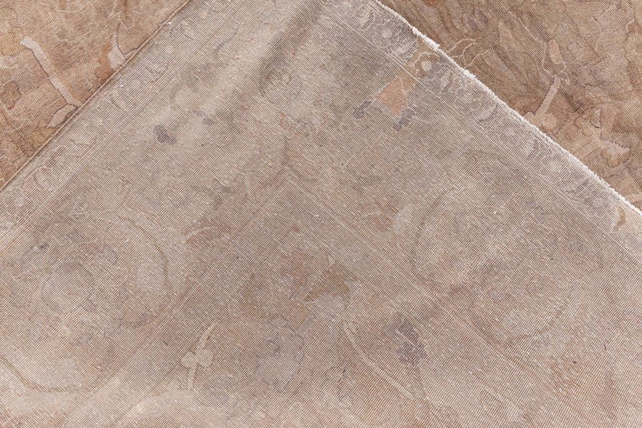 Oversized Antique Indian Amritsar Handmade Wool Rug (Size Adjusted) BB7187