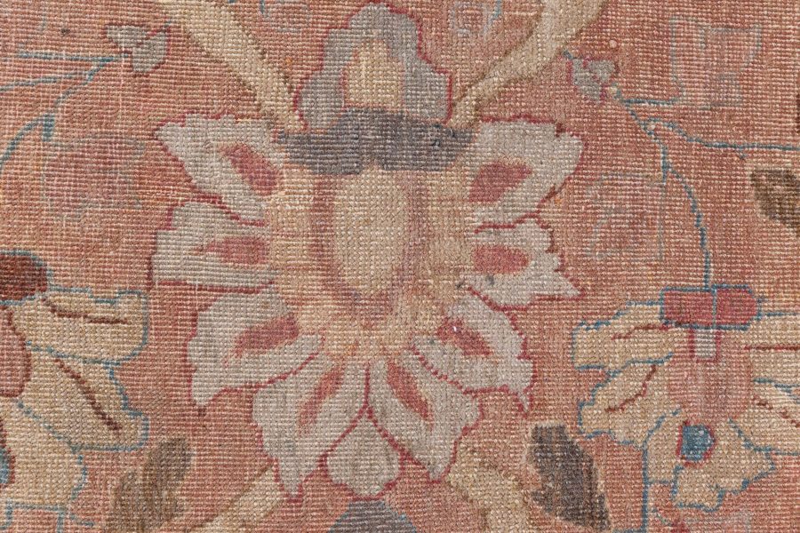 Midcentury Persian Tabriz Hand Knotted Wool Rug BB7192
