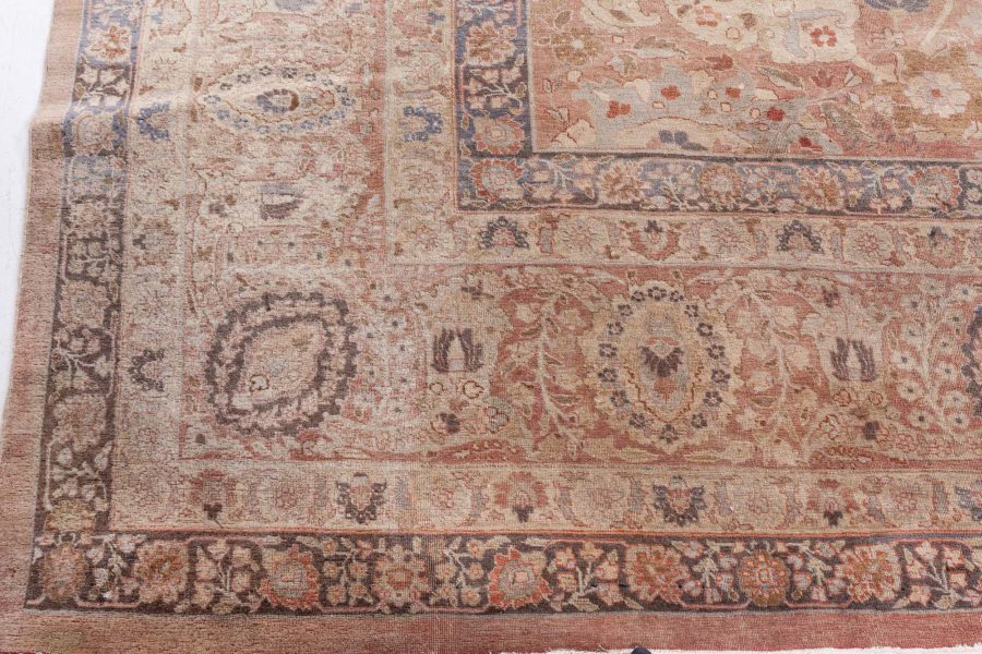 Midcentury Persian Tabriz Hand Knotted Wool Rug BB7192