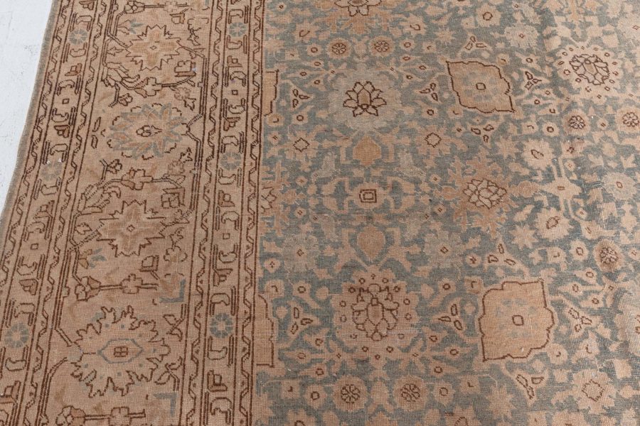 Authentic Early 20th Century Persian Tabriz Handmade Wool Rug BB7200