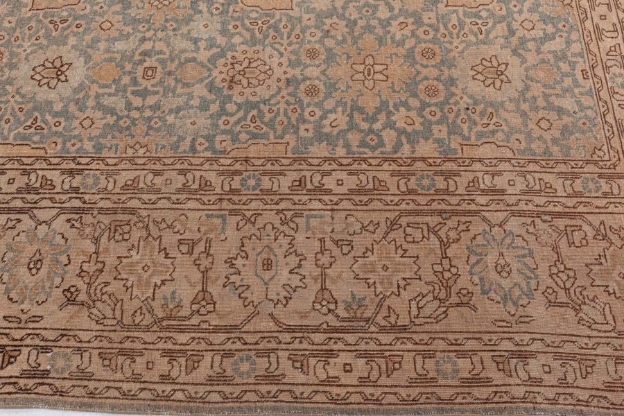 Authentic Early 20th Century Persian Tabriz Handmade Wool Rug BB7200