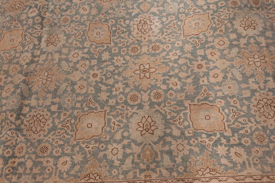 Authentic Early 20th Century Persian Tabriz Handmade Wool Rug BB7200