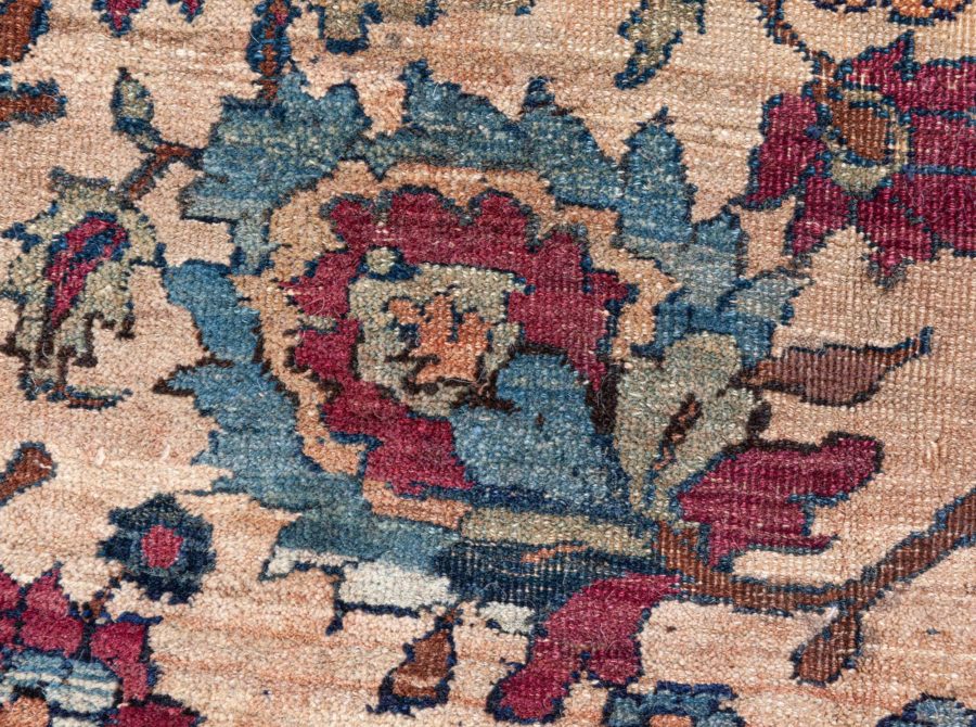 Extra Large Persian Kirman Botanic Handmade Wool Rug BB7220