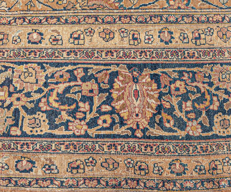 Vintage Persian Tabriz Handmade Wool Rug BB7724