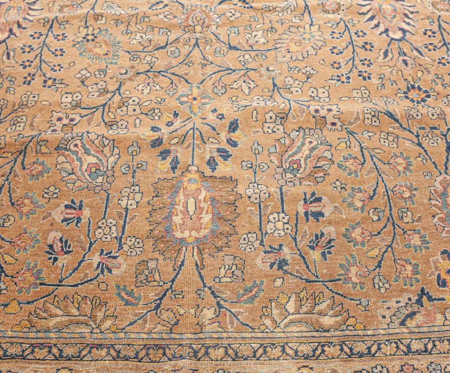 Vintage Persian Tabriz Handmade Wool Rug BB7724