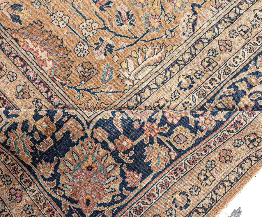 Vintage Persian Tabriz Handmade Wool Rug BB7724