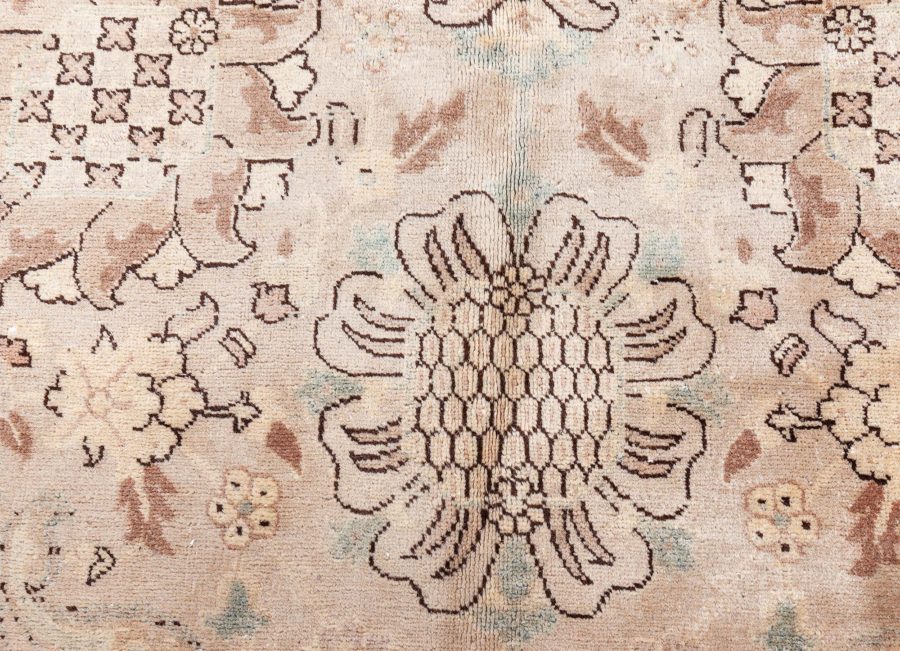 Fine Antique Persian Tabriz Handmade Wool Carpet BB8441