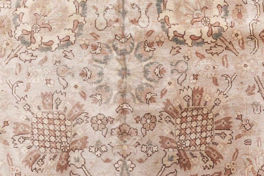 Fine Antique Persian Tabriz Handmade Wool Carpet BB8441