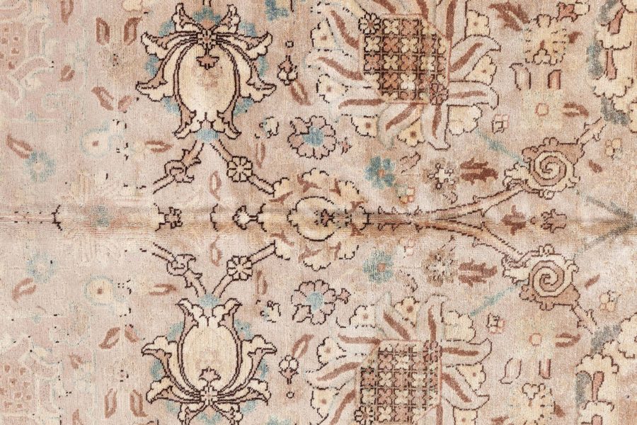 Fine Antique Persian Tabriz Handmade Wool Carpet BB8441