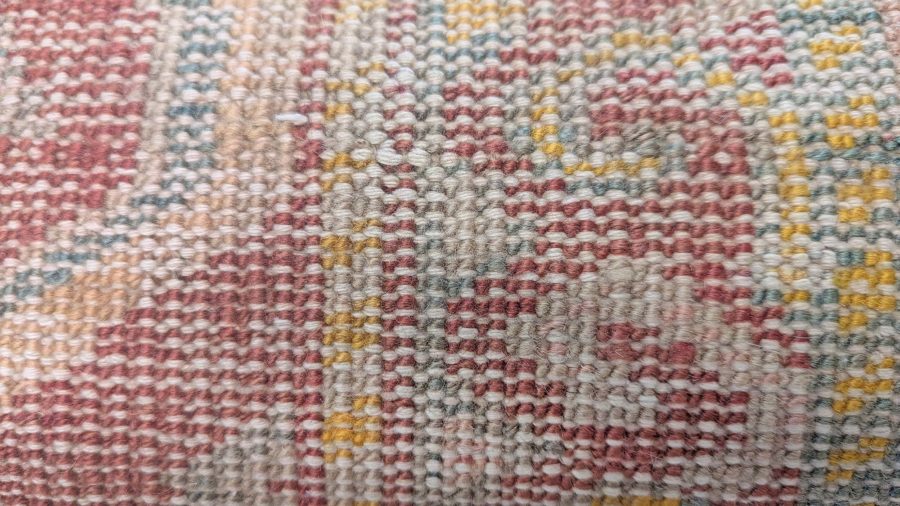 19th Century Turkish Oushak Handmade Wool Rug BB8445