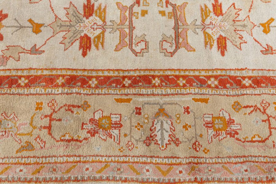 Antique Turkish Oushak Rug BB8866