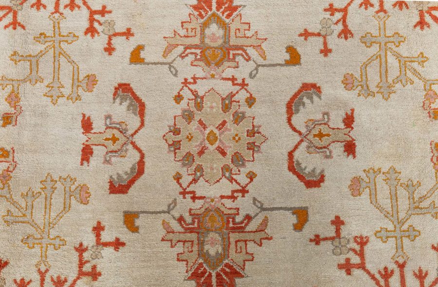 Antique Turkish Oushak Rug BB8866