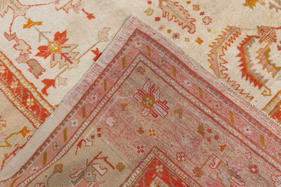 Antique Turkish Oushak Rug BB8866