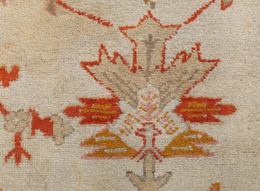 Antique Turkish Oushak Rug BB8866