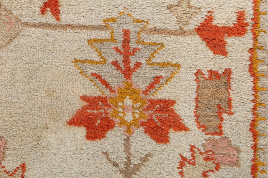 Antique Turkish Oushak Rug BB8866