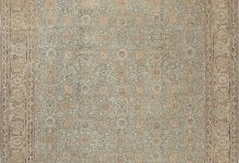 Authentic Early 20th Century Persian Tabriz Handmade Wool Rug BB7200