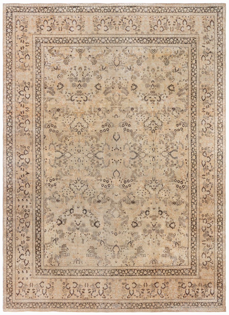 Fine Antique Persian Meshad Handmade Wool Rug BB6821