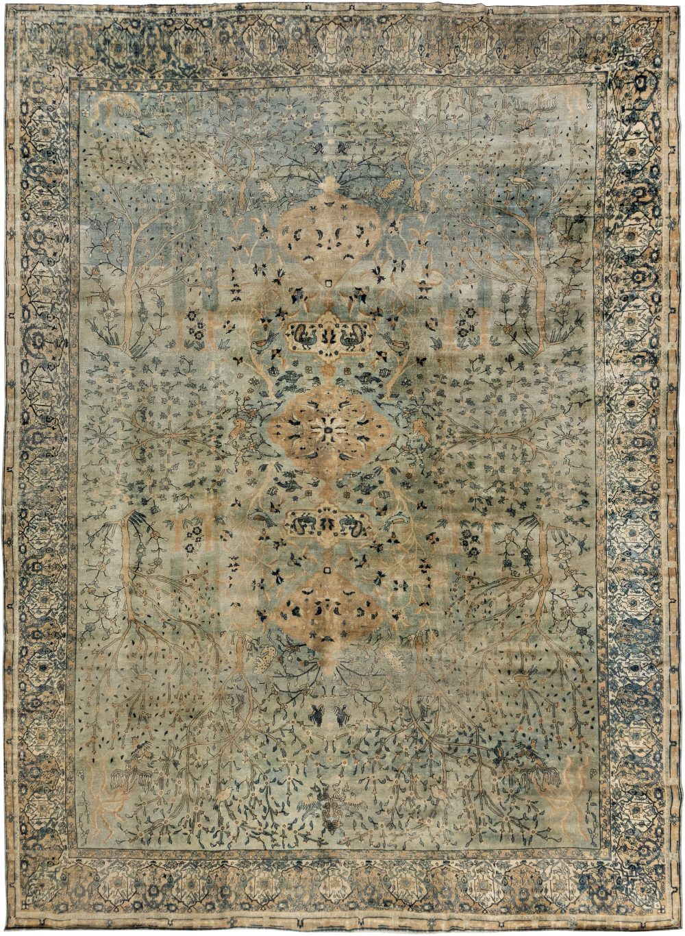 Antique Indian Rug BB6840