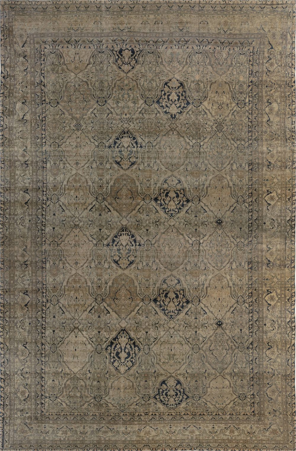 Extra Large Vintage Persian Kirman Carpet BB7184