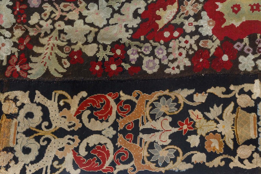 19th Century English Needlework Rug BB6645