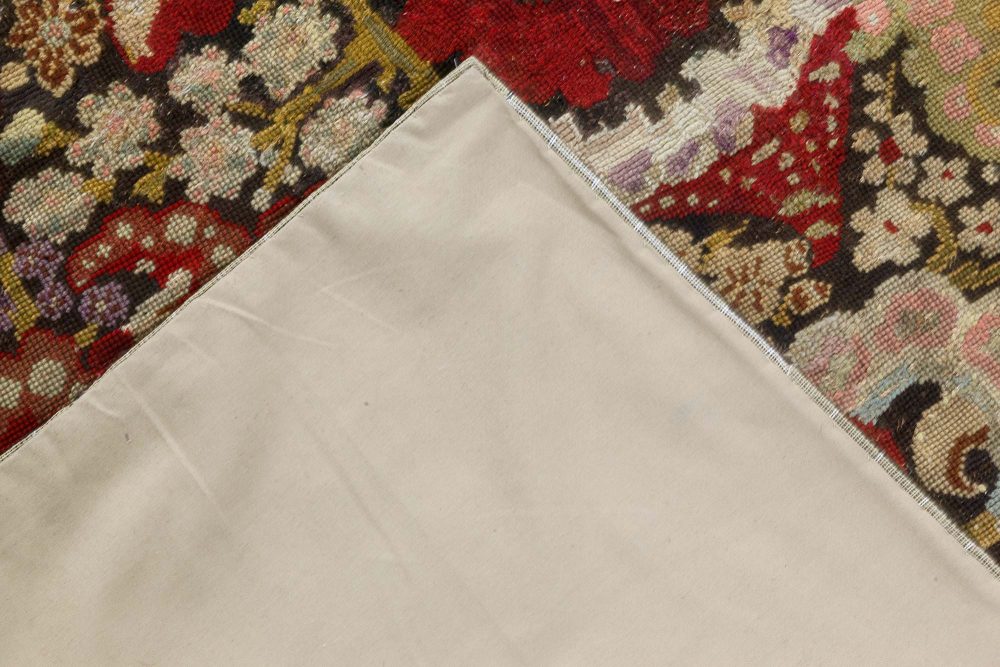19th Century English Needlework Rug BB6645