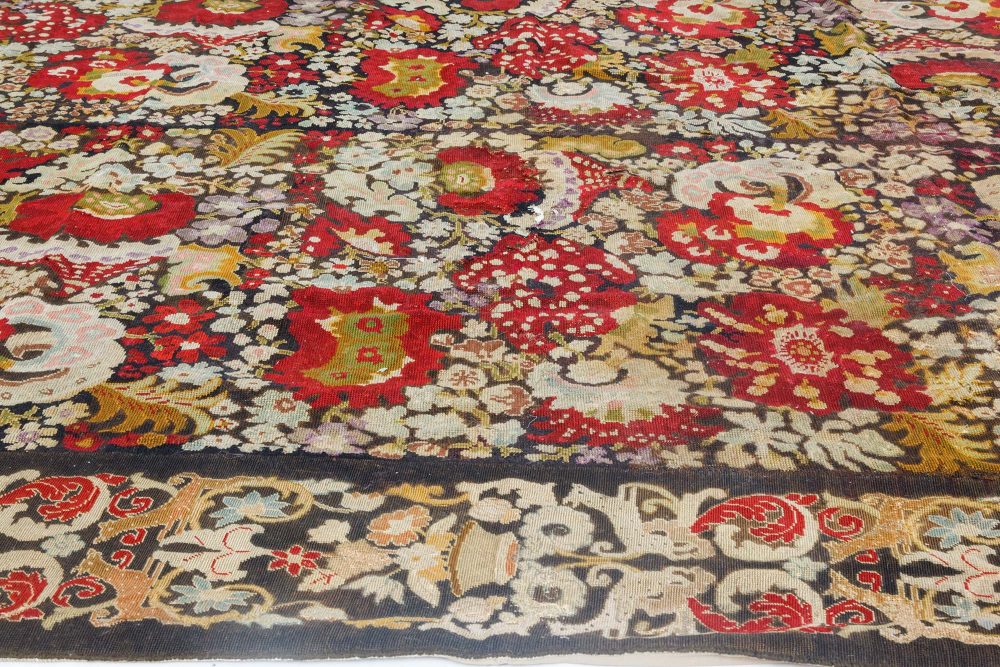 19th Century English Needlework Rug BB6645