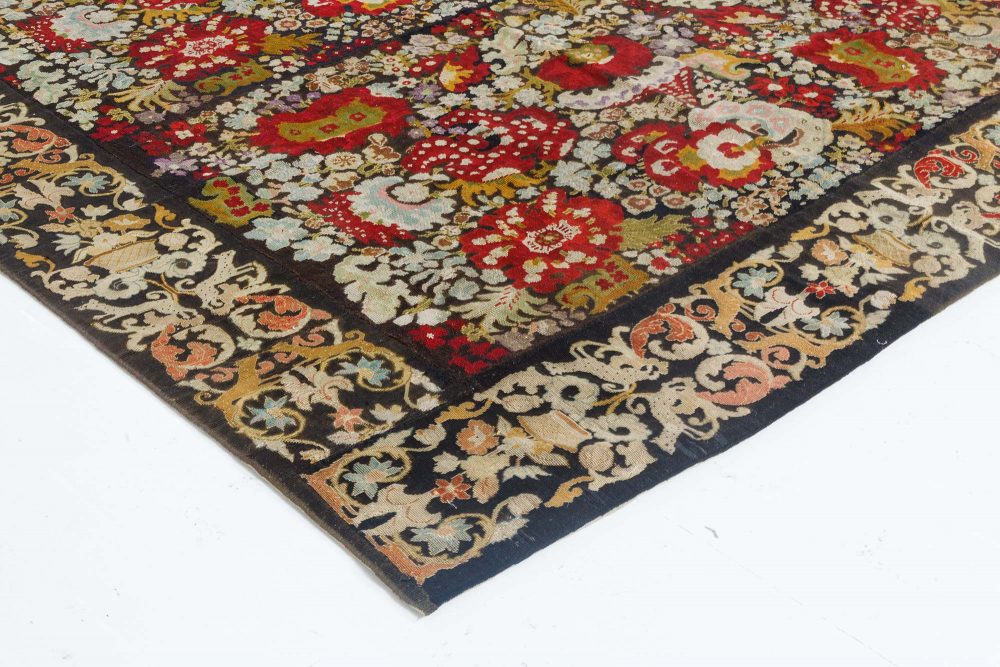 19th Century English Needlework Rug BB6645