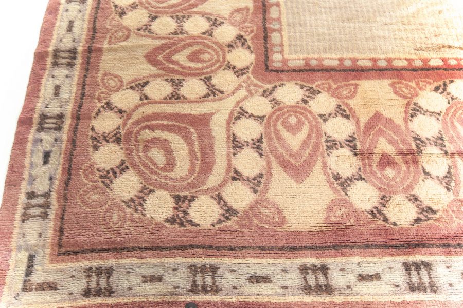 One-of-a-kind Large Vintage French Art Deco Rug BB6782