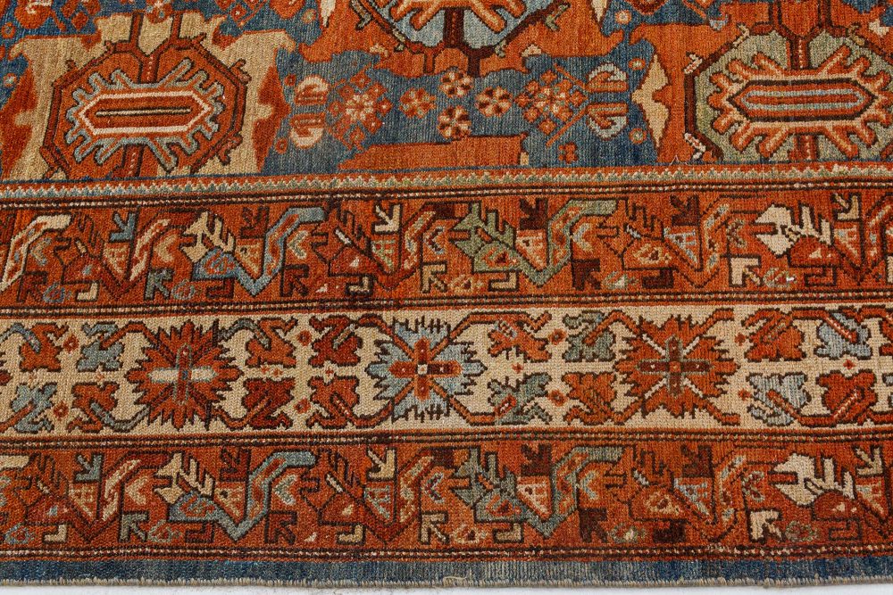 Early 20th Century Persian Malayer Hand Knotted Wool Rug (Size Adjusted) BB7181