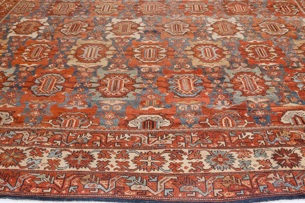 Early 20th Century Persian Malayer Hand Knotted Wool Rug (Size Adjusted) BB7181