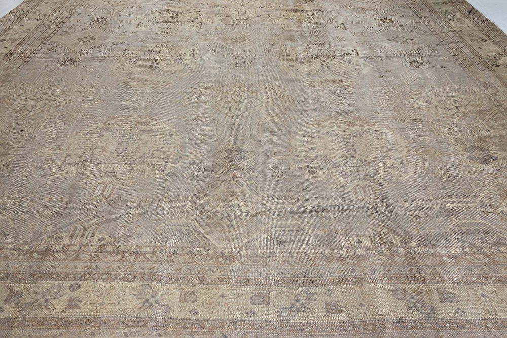 Authentic Early 20th Century Turkish Oushak Rug BB7183
