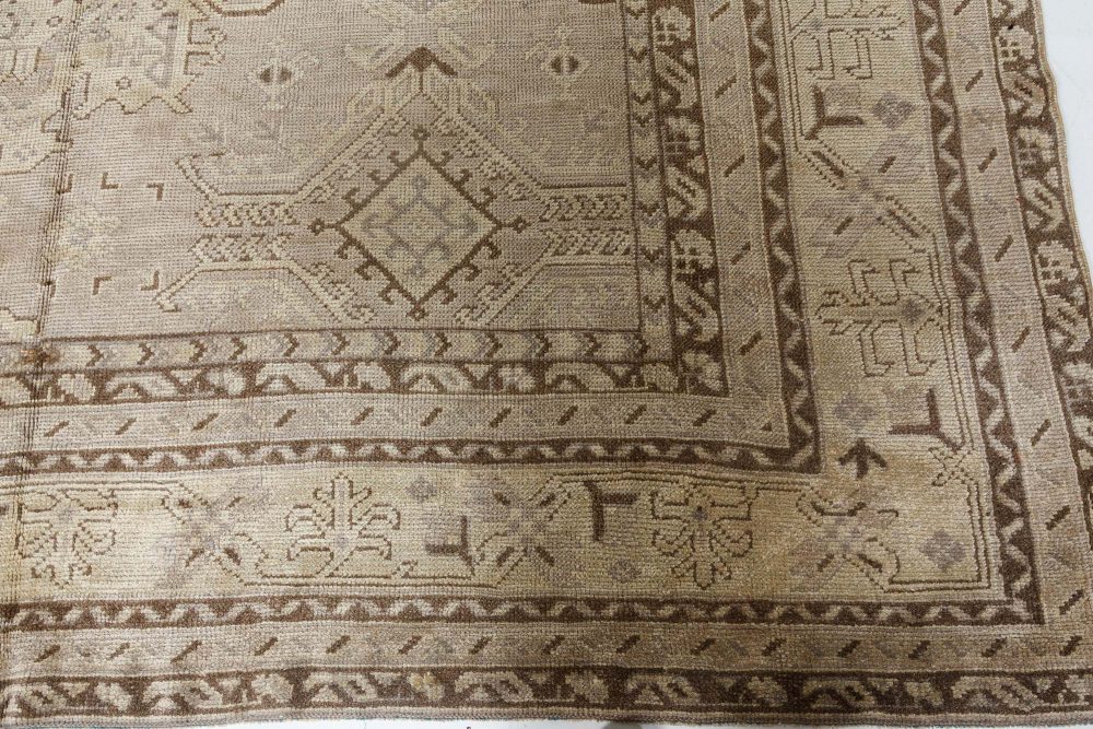 Authentic Early 20th Century Turkish Oushak Rug BB7183