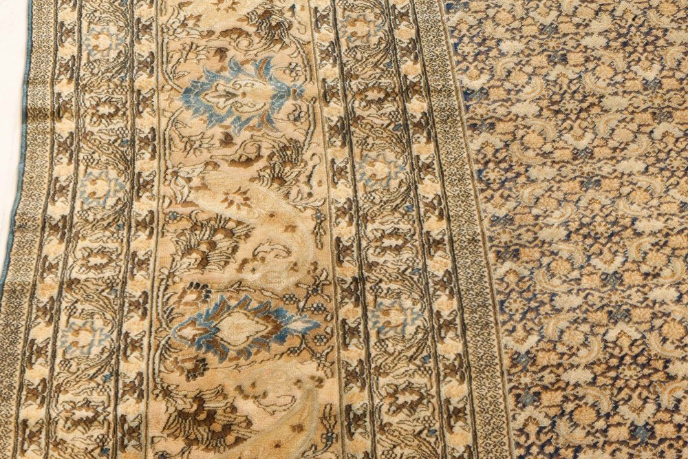 Antique Persian Meshad Handmade Wool Rug BB7235