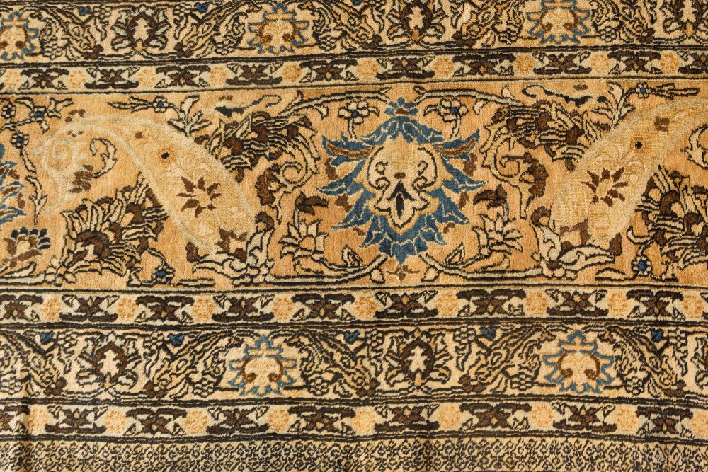 Antique Persian Meshad Handmade Wool Rug BB7235