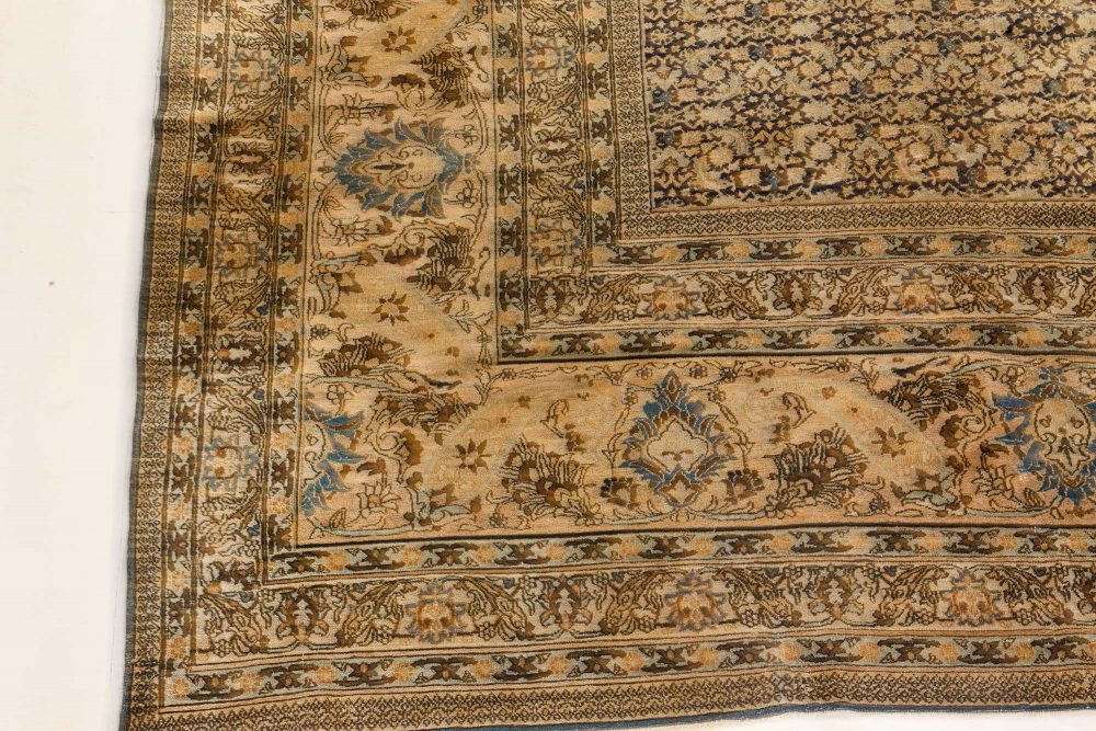 Antique Persian Meshad Handmade Wool Rug BB7235