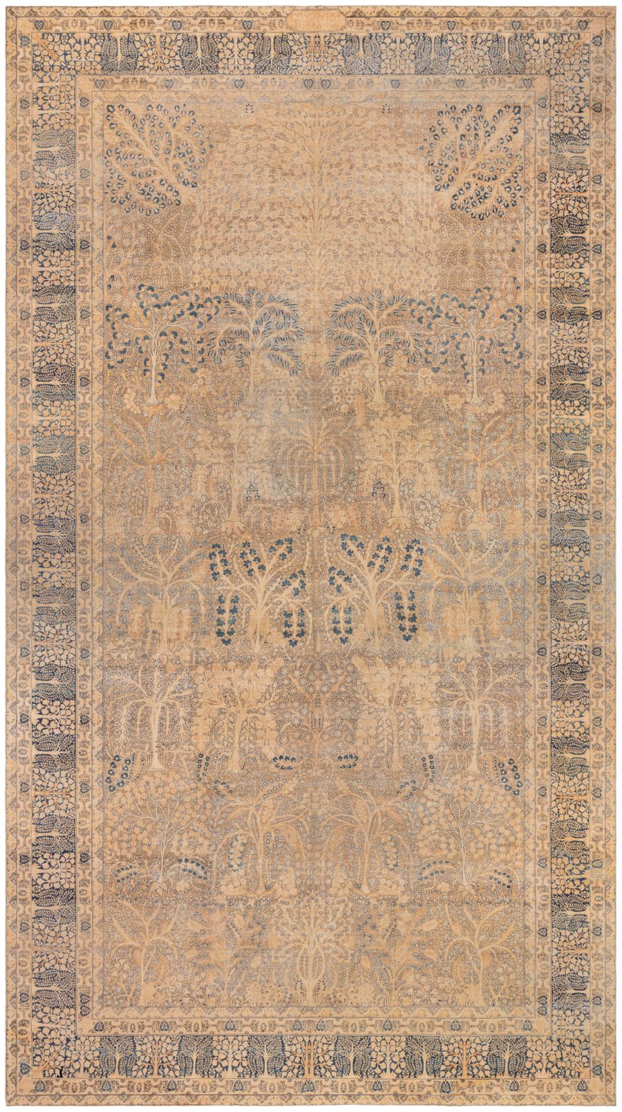 Authentic 19th Century Persian Kirman Carpet BB6696