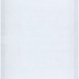“Homage To The Square After Josef Albers” Modern Solid Light Gray Hand-Knotted Silk Rug N12965