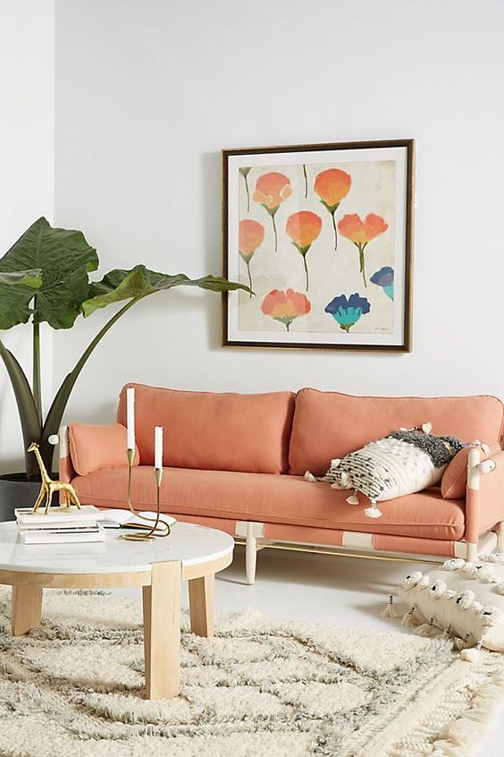 /spring-interior-decor-trends appricot interior