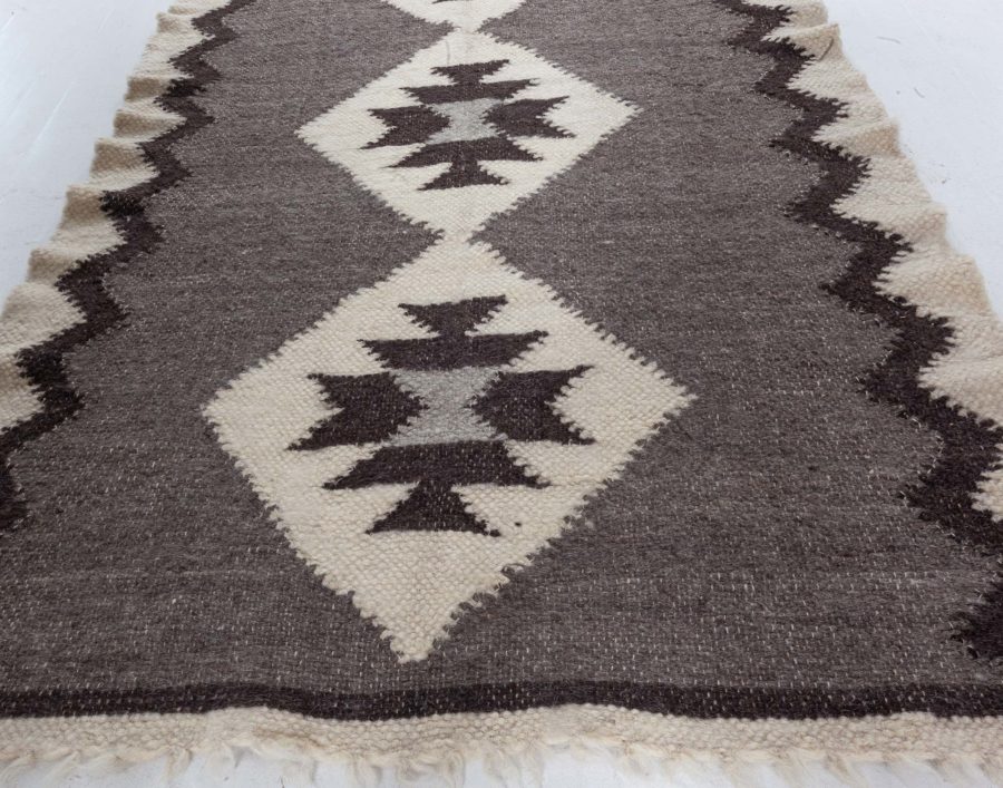 Doris Leslie Blau Collection European Folk Stamverband II Goat Hair Rug N11828