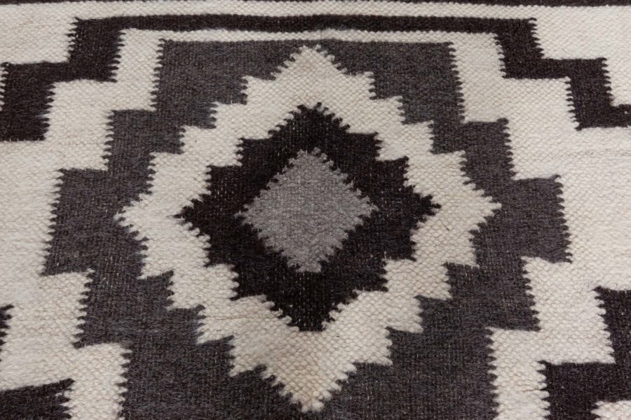 Doris Leslie Blau Collection European Folk Stamverband VI Goat Hair Rug N11832