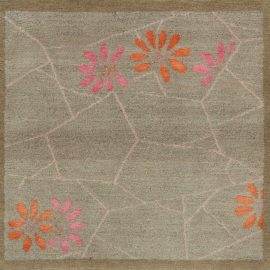 Floral Custom Rug Design S12687