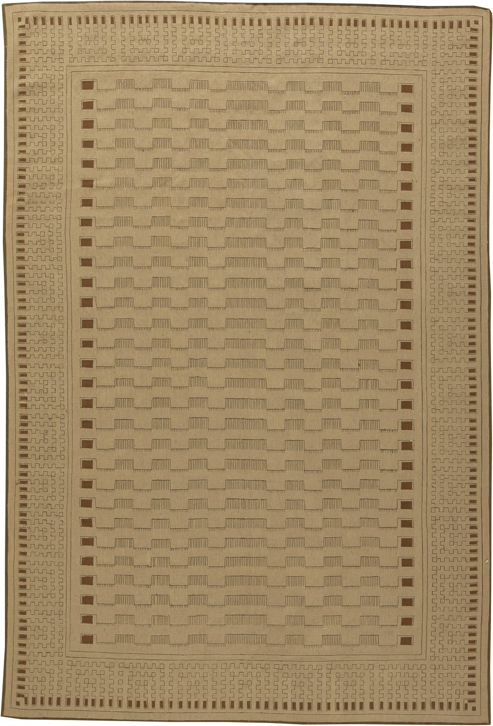 Doris Leslie Blau Collection Aubusson Design Rug by Arthur Dunnam N11313