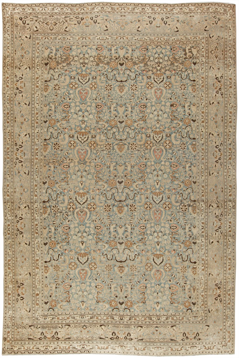 Antique Persian Mashad Rug BB5407