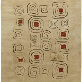 Vintage Hand-Knotted Rug BB6072